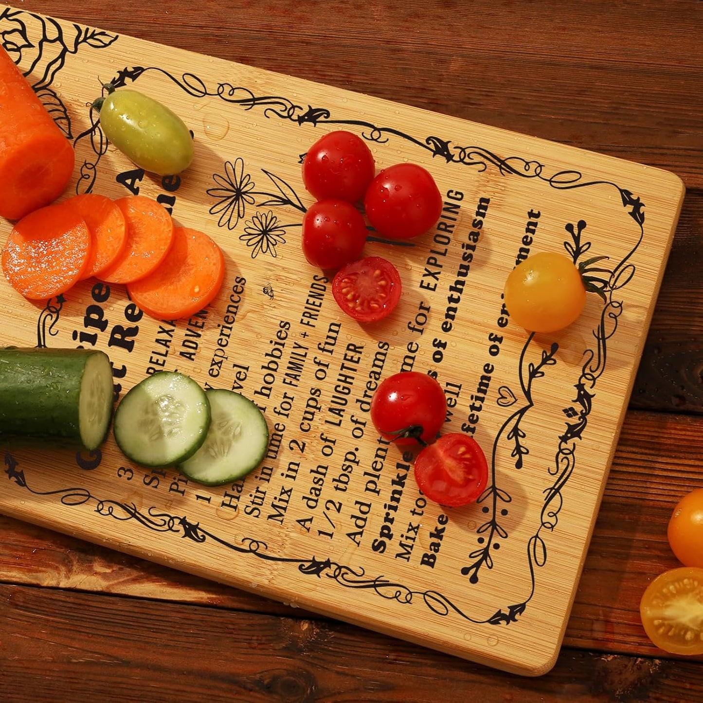 Retirement Gifts for Woman 2025, Cutting Board Set Retrement Gift for Women, Coworker Leaving Gift Going Away Gift Farewell Gift for Retired Colleague Boss Leader Friend, Recipe for a Great Retirement