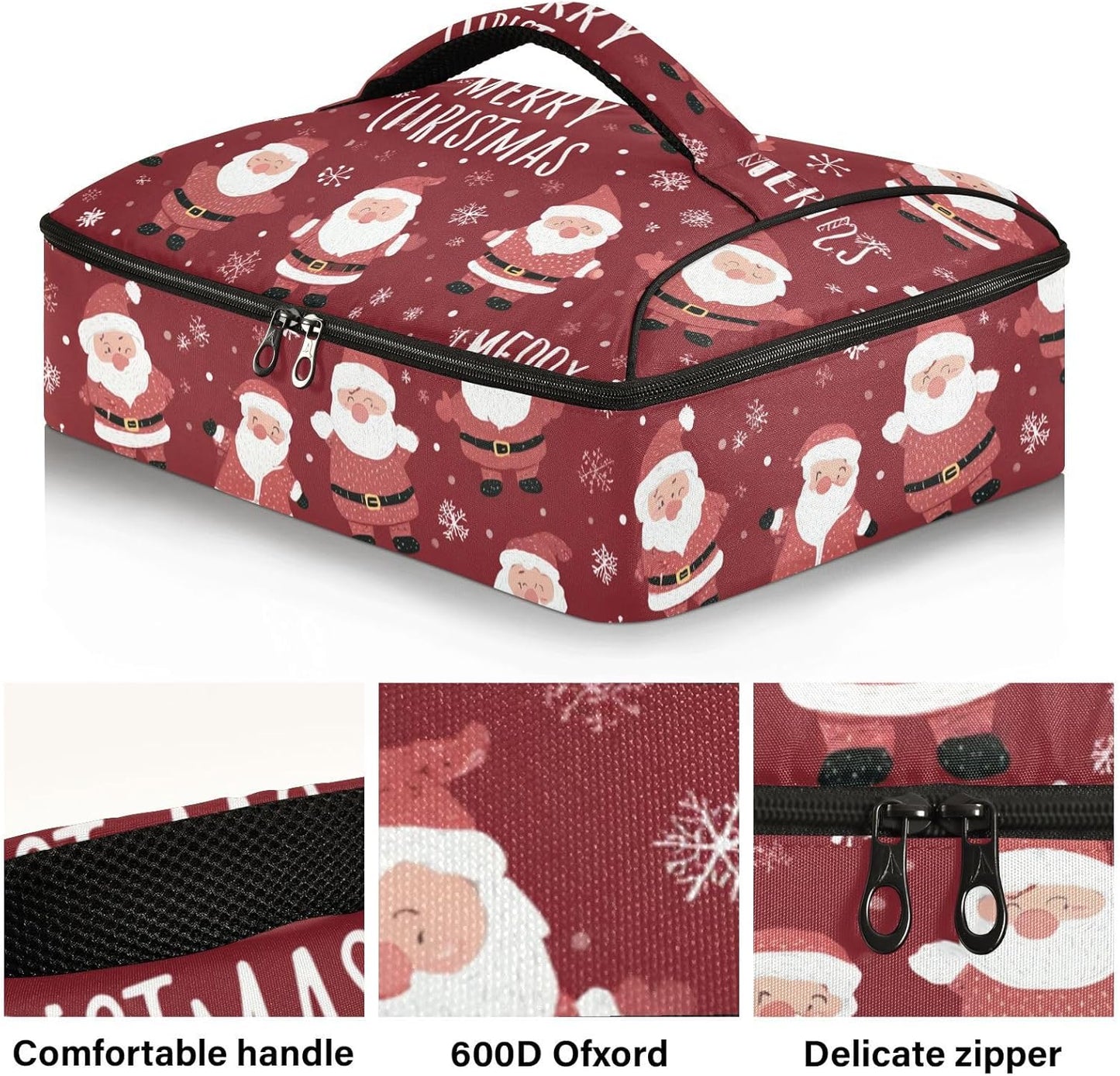 Casserole Carriers for Hot or Cold Food Reusable Casserole Dish Carrier Insulated Thermal Large Capacity Durable Perfect for Party Camping Family Gatherings Yellow Fish