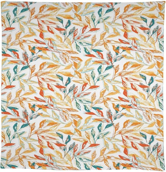 YCness Thanksgiving Fallen Leaves Tablecloth, Fall Autumn Watercolor Seasonal Colorful Maple Table Decor for Home Bedroom Kitchen Dinner Table Cover 55x75 Rectangle