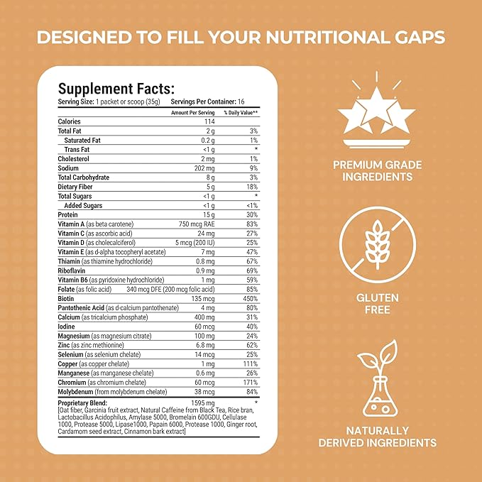 Thrive Protein Shake | 16 Packets (35g Each) | Gluten-Free, Pea Protein, Probiotics, Fiber & Digestive Enzymes | Supports Lean Muscle (16 Packets (Single Servings), Snickerdoodle)