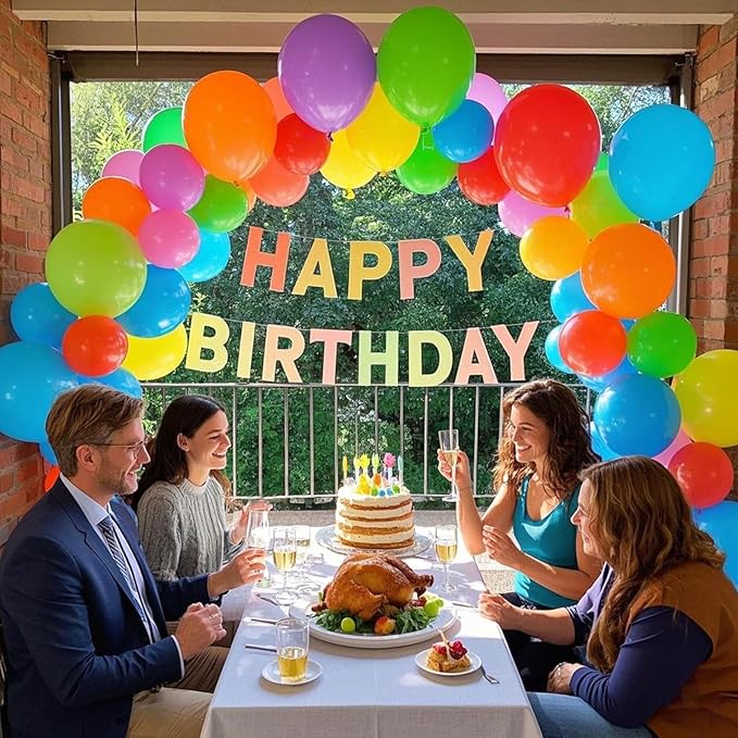 18 Inch Big Balloons Assorted Colors, 30Pcs Large Latex Rainbow Balloon Colorful Party Balloons for Baby Shower, Wedding, Christmas, Happy Birthday Decorations, Kindergarten Graduation