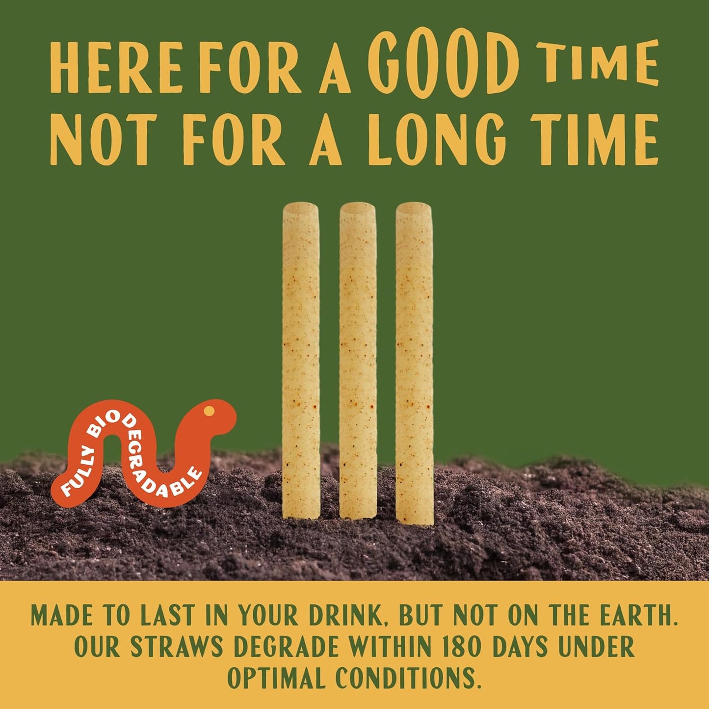 Bulk Pack of 6 Inch Agave Straws | 2000 count | Sustainable & Compostable Drinking Straws made from Upcycled Agave Plant Fiber | Long-Lasting, Durable Drinking Straws that Won't Get Soggy