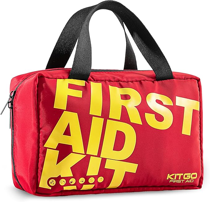 First Aid Kit - 450pcs Medical Kit with Essential Emergency Medical Supplies, Travel First Aid Kit, Trauma Emergency Kit for Home, Dorm, Outdoor, Car
