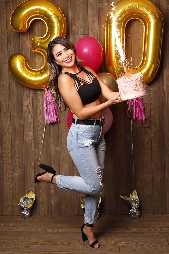 Gold Number 26 Balloon 40 inch, 26 Number Balloons, 26th Gold Birthday Decorations, 26 Year Old Women Men Golden Party Supplies