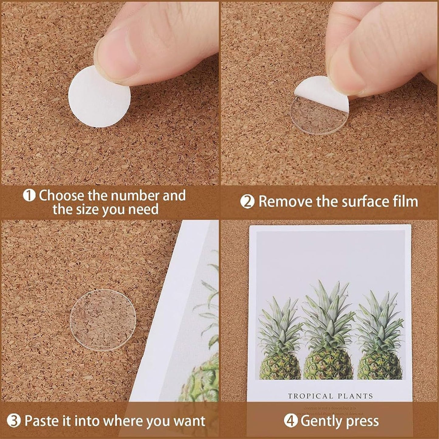 400 PCS Stick Dots Double Sided, 0.4" Clear Removable Sticky Adhesive Mounting Putty for Fixed Toy Doll Balloons Festival Party Decorations(Thickness 0.7mm