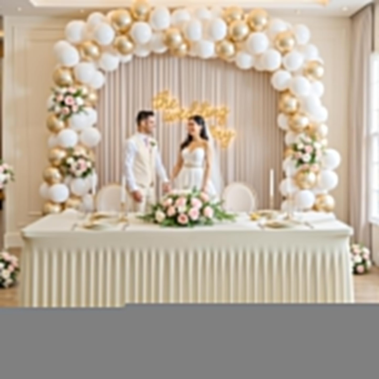 Besutolife 2 Pack Beige Spandex Tablecloth for 6ft Rectangle Tables Fitted Table Cloth Stretch Table Covers Skirt 6ft Rectangular Tablecloths for Banquet Parties Wedding Decorations