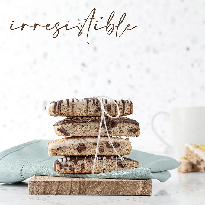 Gluten Free Palace Biscotti Cookie Gift Basket – Gluten Free Cookie – Gift Basket for Birthday, Family, Sympathy, Men, Women & Thank You (15 Count)