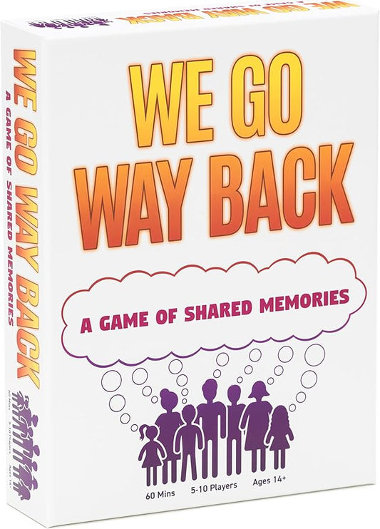 Lost Boy Entertainment We Go Way Back – Board Games for Adults – Family Games – Party Games - Game Night – Give Clues, Cues, and Codes - Best Friend Game – Do You Know Your Family and Friends