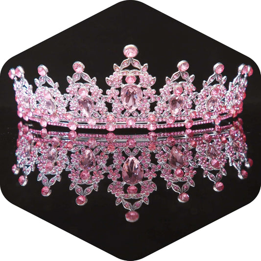 Crystal Tiaras and Crowns for Women - Wedding and Birthday Party Princess Crown Hair Accessories For Wedding, Prom, Pageant Celebration Party A3