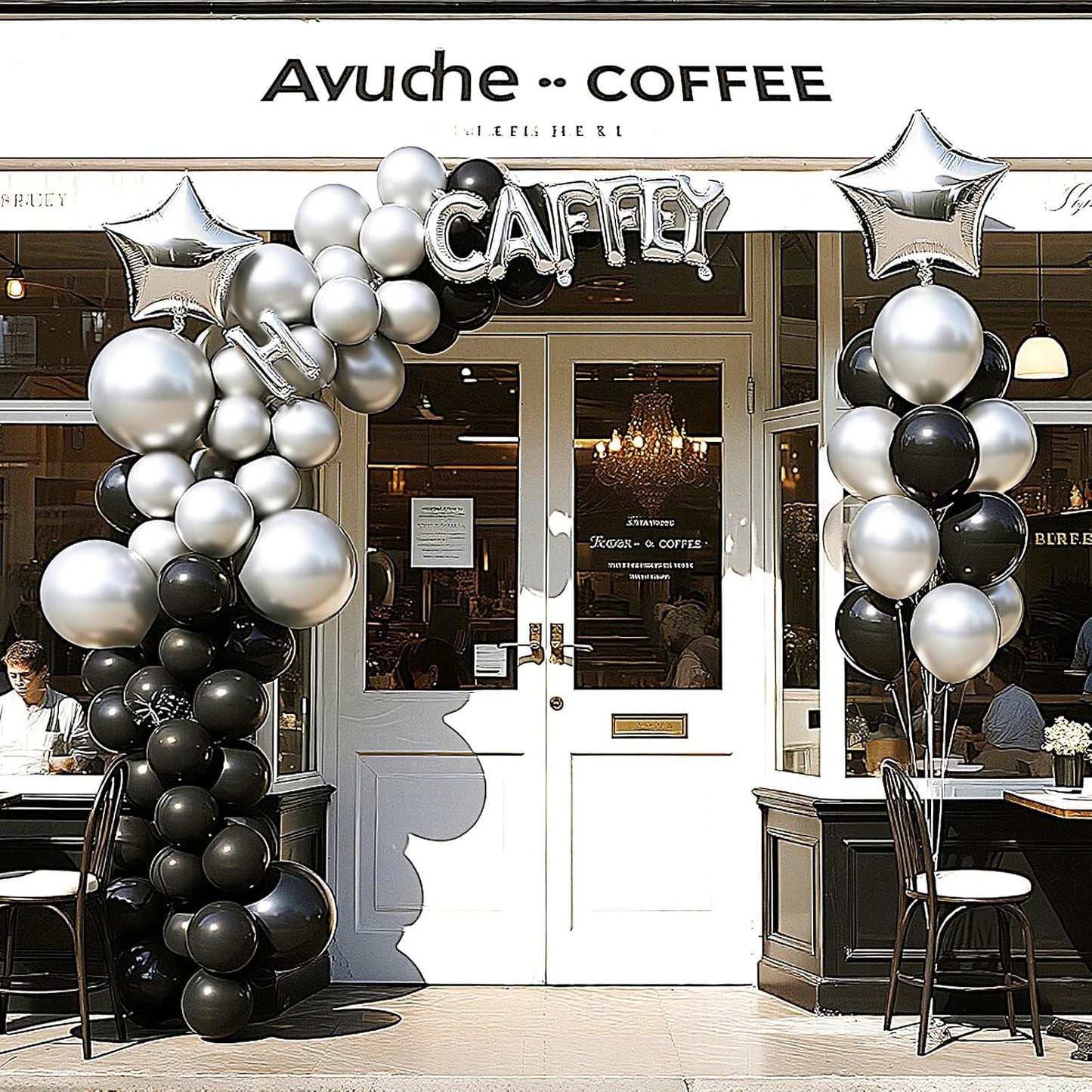 Metallic Silver Balloons 100 Pack 12 Inch Chrome Silver Latex Helium Balloon Garland for Graduation New Year Wedding Birthday Party Decorations