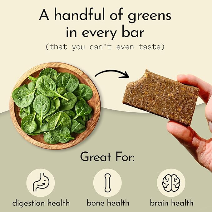 Send Bars Plant-Based Vegan Healthy Protein Bars, With Greens (Lemon Cherry, 8 Bars) – Only Real Ingredients, Zero Added Sugar, Gluten-Free, Dairy-Free