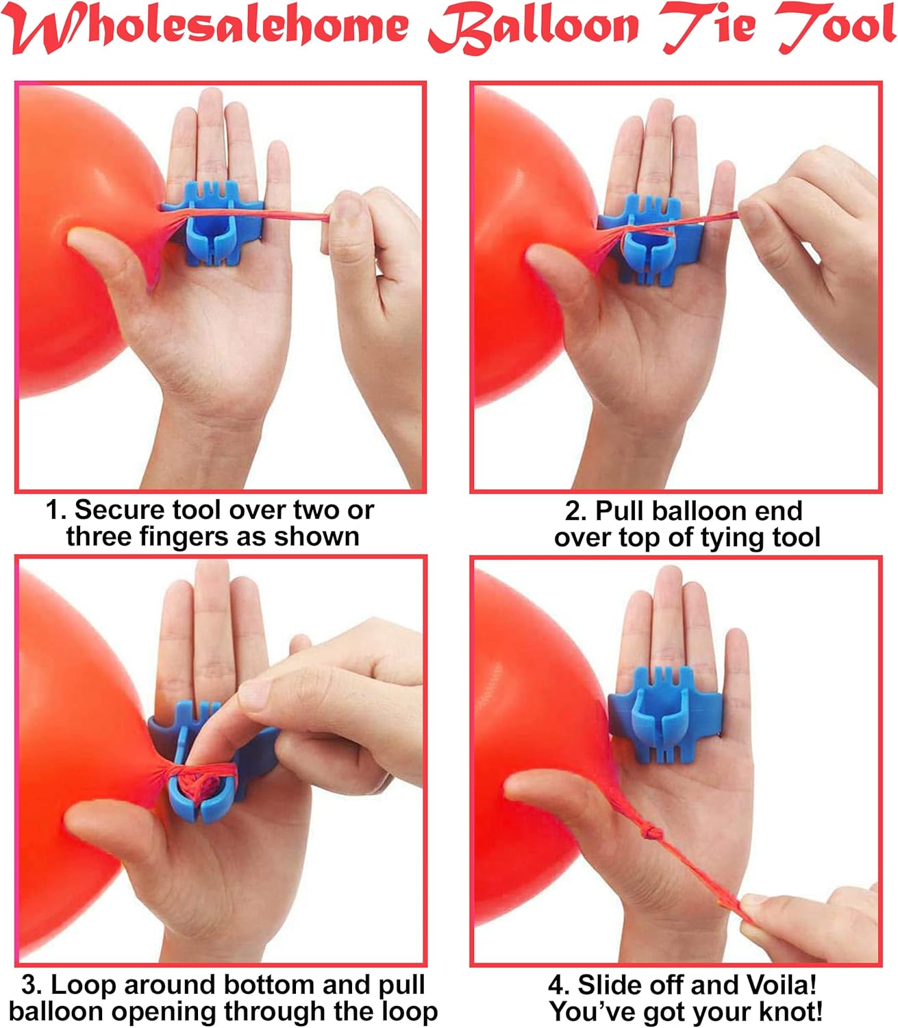 Helium Tank for Balloons At Home, 14.9 Cu Ft Helium Balloon Pump Kit with 50 Assorted Latex Balloons, White Curling Ribbon and Wholesalehome Balloon Tie Tool, 3 Pack