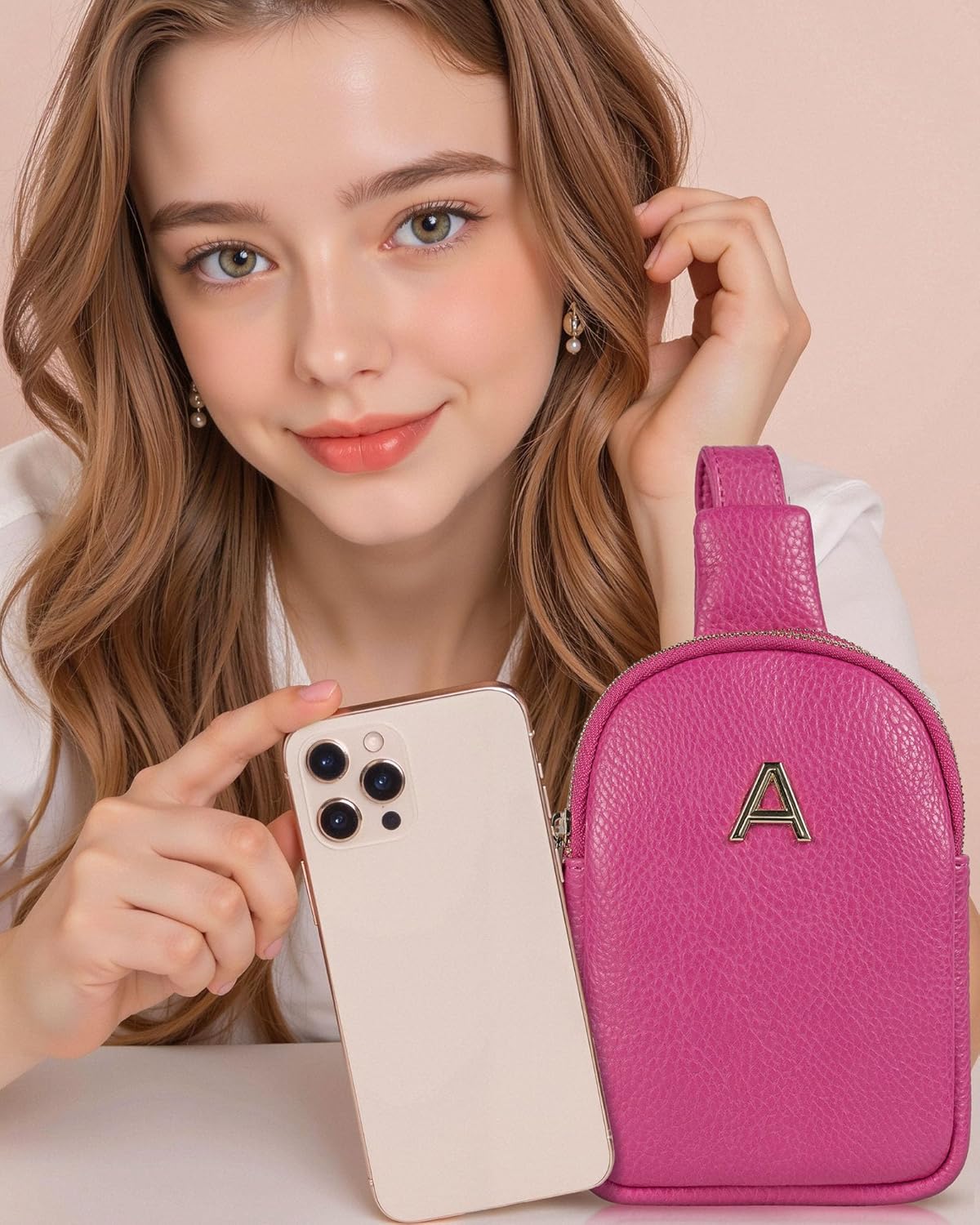 Personalized Sling Bag for Girls, Lightweight Small Crossbody Purse, Birthday Gift for Daughter from Mom, Gifts for Granddaughter from Grandma, Cute Trendy Stuff for Besties Friends Nieces