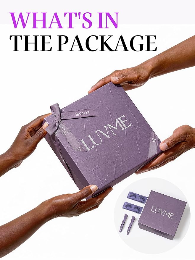 LUVME Silky Straight Seamless 150g 7Pcs Clip in Hair Extensions, Full Volume with 20 Inch Natural Black, 100% Real Soft Remy Human Hair, Adds Fuller Hair for Daily Wear & Special Occasions