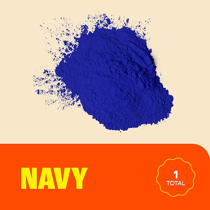 Chameleon Colors 25 lb. Color Powder - 1 Pack - Vibrant Navy Color - for 15-20 People - Non-Toxic & Gluten-Free - Color Powder for Outdoor Games, Play, Wintertime & Snow Activities
