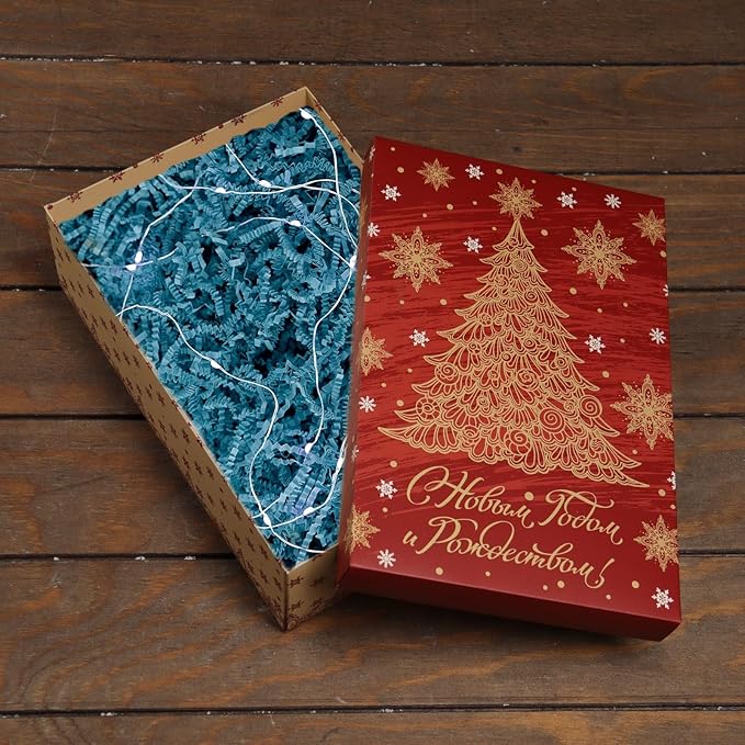 Sky Blue Crinkle Cut Paper Shred Filler, 2 LB Basket Filler Shredded Paper, Confetti Stuffing for Basket Filling, Halloween, Thanksgiving, Christmas, Birthdays, Gift Wrapping, Stuffer Party Supplies