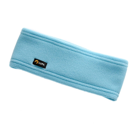 Lupa Handmade Unisex Triple-Layer Micro Fleece Headband - Ear Warmers for Women & Men - Ears Cover (Cyan)