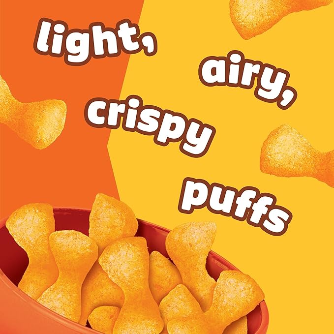 Pringles Mingles Puffed Snacks, Cheddar and Sour Cream, Cheese Puffs, Salty Snacks (6 Bags)