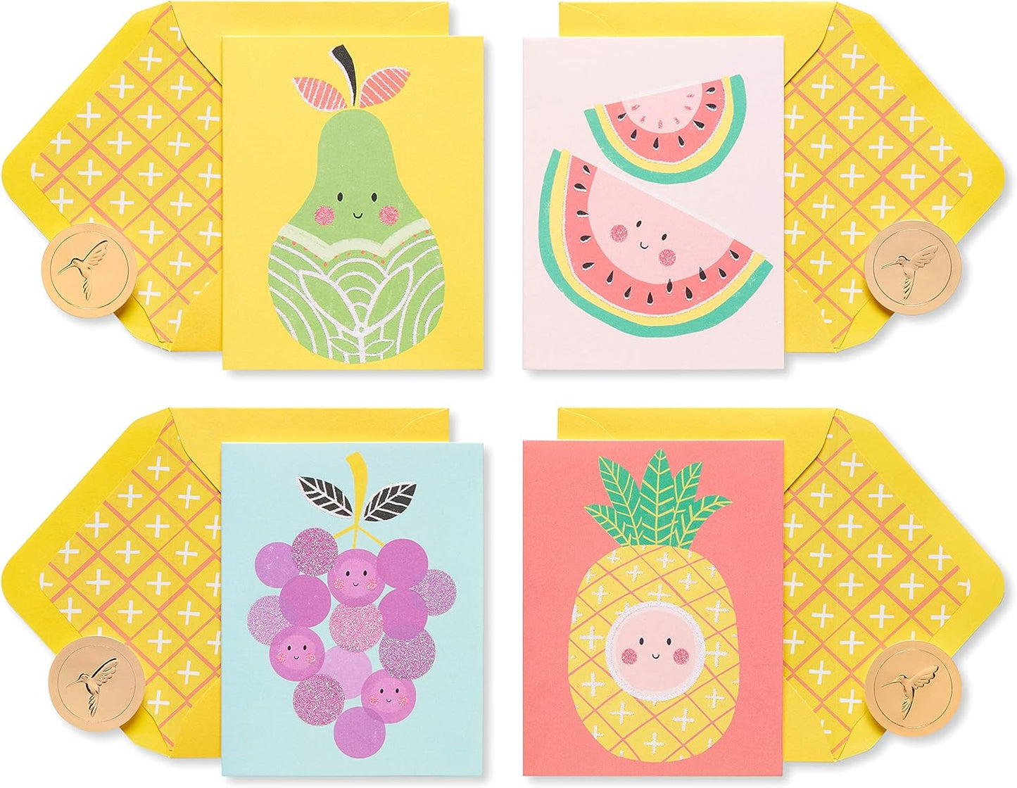 Papyrus Blank Cards with Envelopes, Fruit (20-Count)