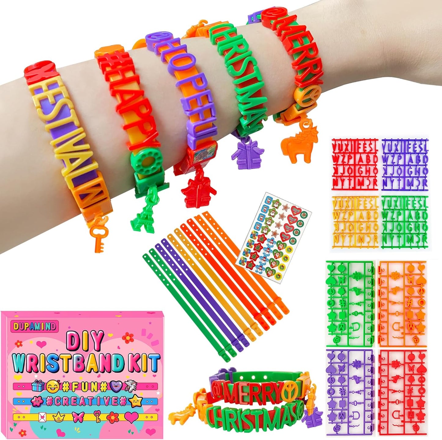 Art & Craft Kits for Kids, DIY Friendship Bracelet Making Kit for Girls, Jewelry Making, Christmas Gifts for Ages 5-12, Toys for Ages 5, 6, 7, 8, 9, 10, 11, 12 Years Old, Party Craft Activity