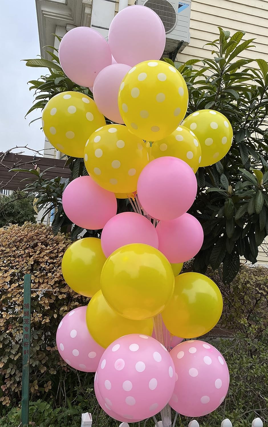 60 Pack 12 Inch Latex Balloons - Pink Yellow Macaron Pastel Colors for Birthday Wedding Baby Shower, Spring Summer Party Decorations