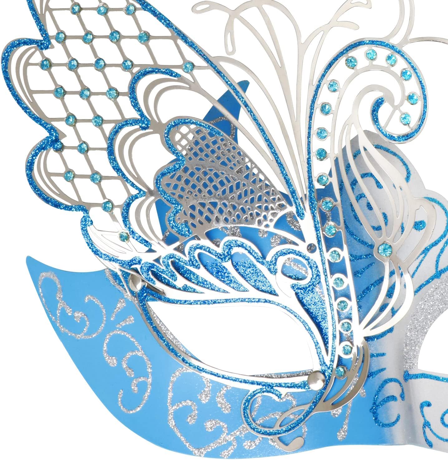 Mysterious Venetian Butterfly Lady Masquerade Halloween Party Mask Evening Prom Ball Mask Bar Costumes Accessory