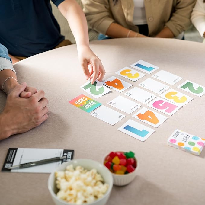 FIRST TO WORST Party Game - The Card Game About How Your Friends and Family Rank Things - White Elephant Gifts, Stocking Stuffers and Board Games Night with Friends with Polarizing Priorities