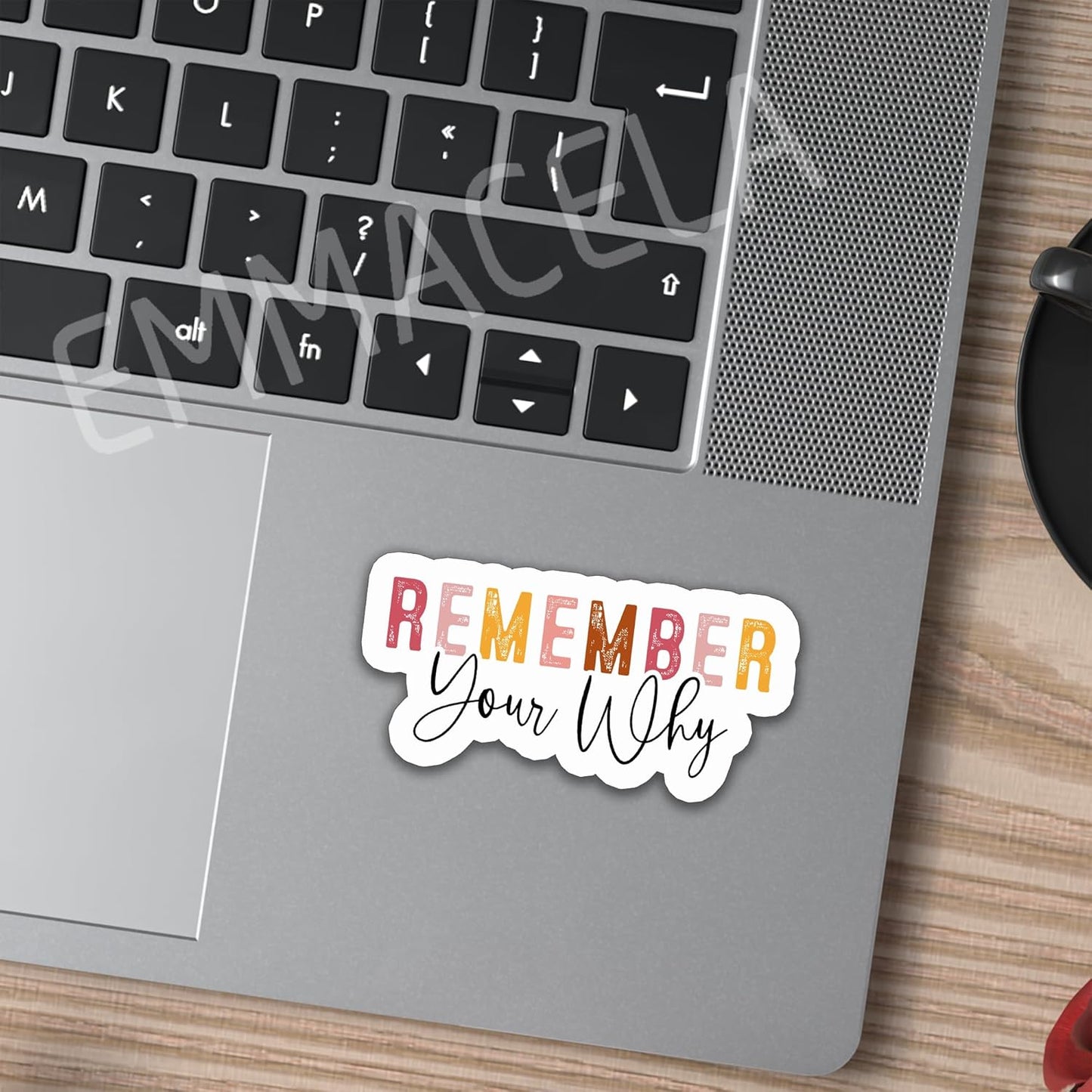 Inspirational Stickers – Remember Your Why, Motivational Mental Health Waterproof Vinyl Decals for Laptops, Water Bottles, Tumblers, Scrapbook – 3'' x 1.5" (3PCS)