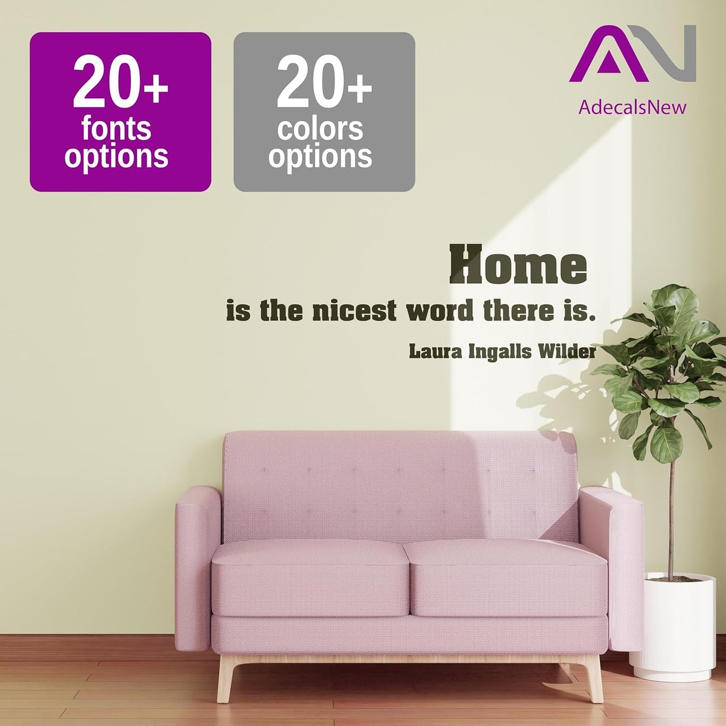 Custom Vinyl Wall Decal - Wall Saying Stickers - Custom Decals Create Your Own Quotes - Personalized Quote Art - Quote Decal for Home Bedroom