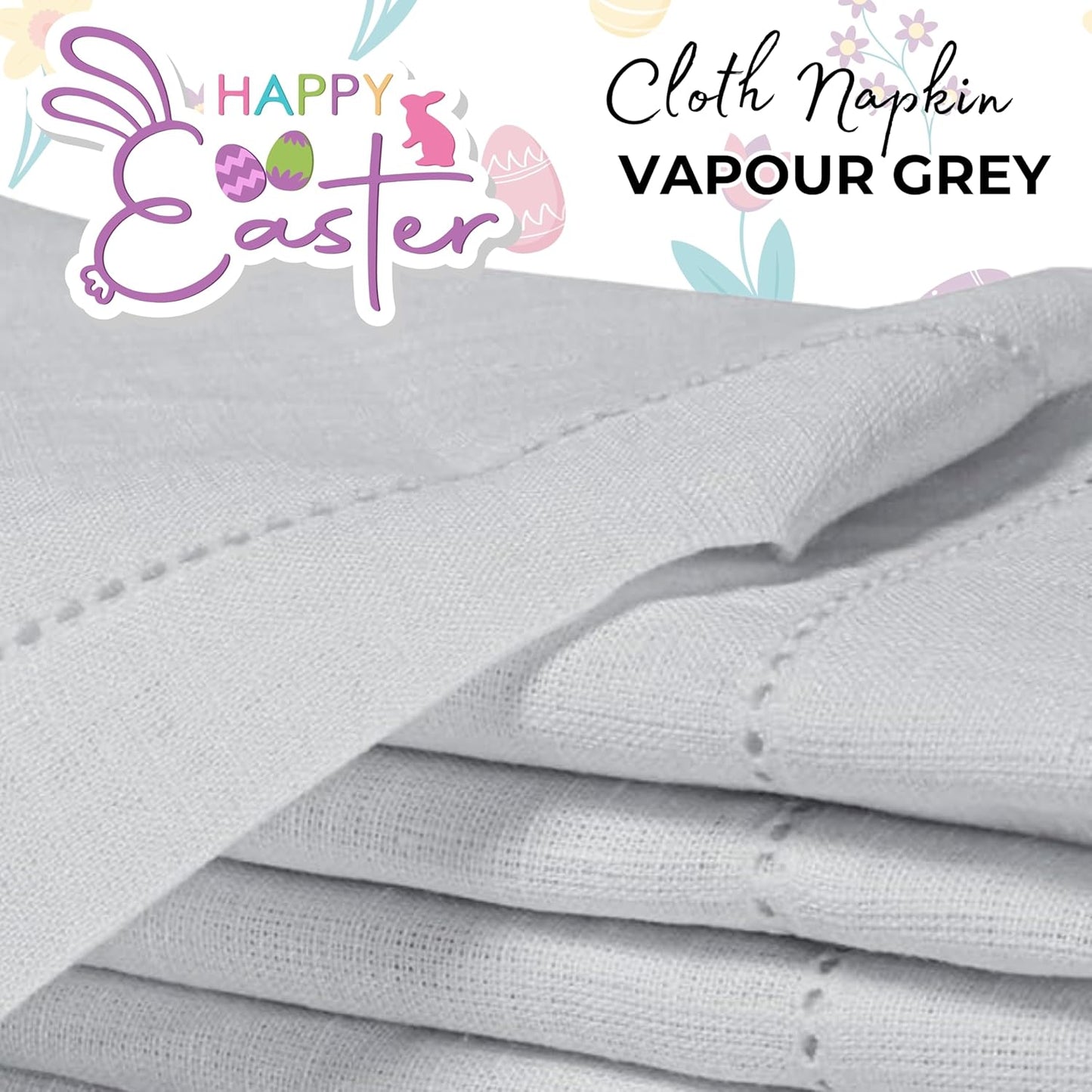 Homidate Cloth Dinner Napkins – Machine Washable Reusable Fabric Napkins for Weddings, Parties & Table Decorations