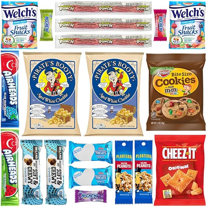 Hangry Kits Get Well Soon Basket For Men, Boys, Women & Girls - Send A Get Well Soon Basket, Sick Care Package To An Unwell Friend Or Loved One In Hospital, After Surgery & Recovery. (Get Well Soon 2)