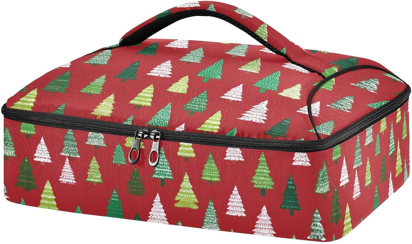 Casserole Carriers for Hot or Cold Food Reusable Casserole Dish Carrier Insulated Thermal Large Capacity Durable Perfect for Party Camping Family Gatherings Yellow Fish