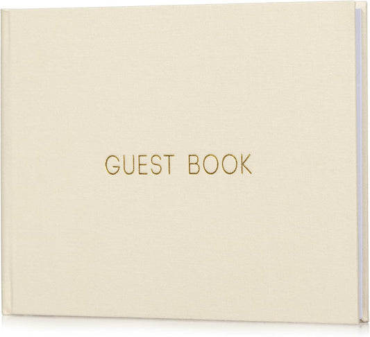 Wedding Guest Book, Classic and Timeless Sign in Guest Book for Baby Shower, Bridal Shower, Wedding Reception - 100 Lined Pages- A Must Have for Your Special Event