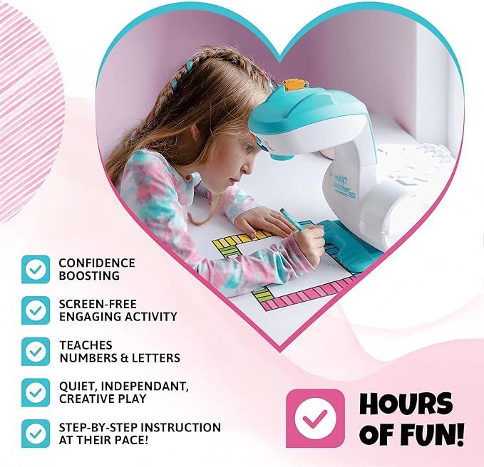 Smart Sketcher 2.0 Drawing Projector Set, 4-in-1 Bundle with Jungle & Ocean Packs, 180+ Activities, Educational Art Toy, Birthday Gift for Kids 5+