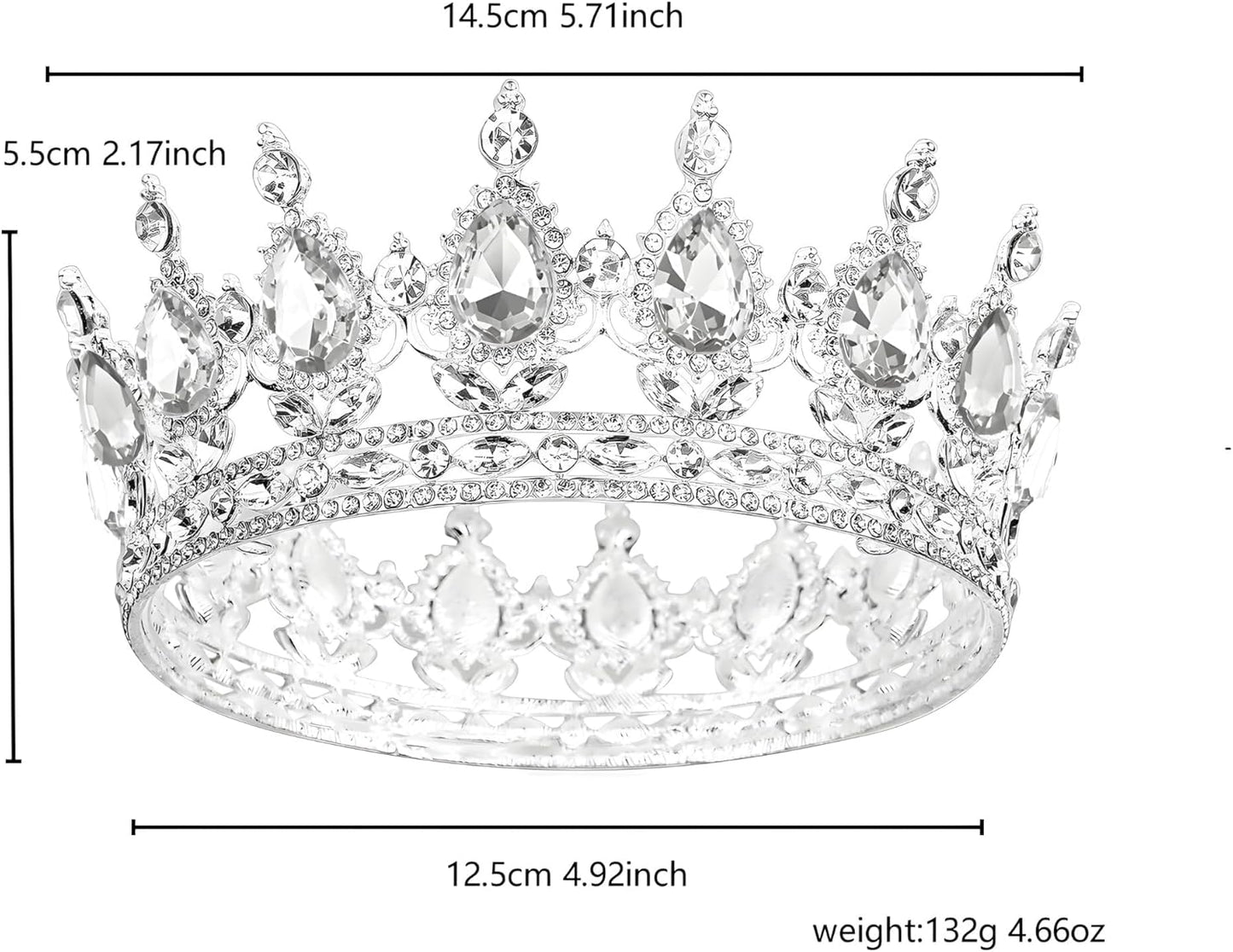 Tiaras for Women Princess Crowns for Women Crystal Headbands for Bridal Princess Birthday Party