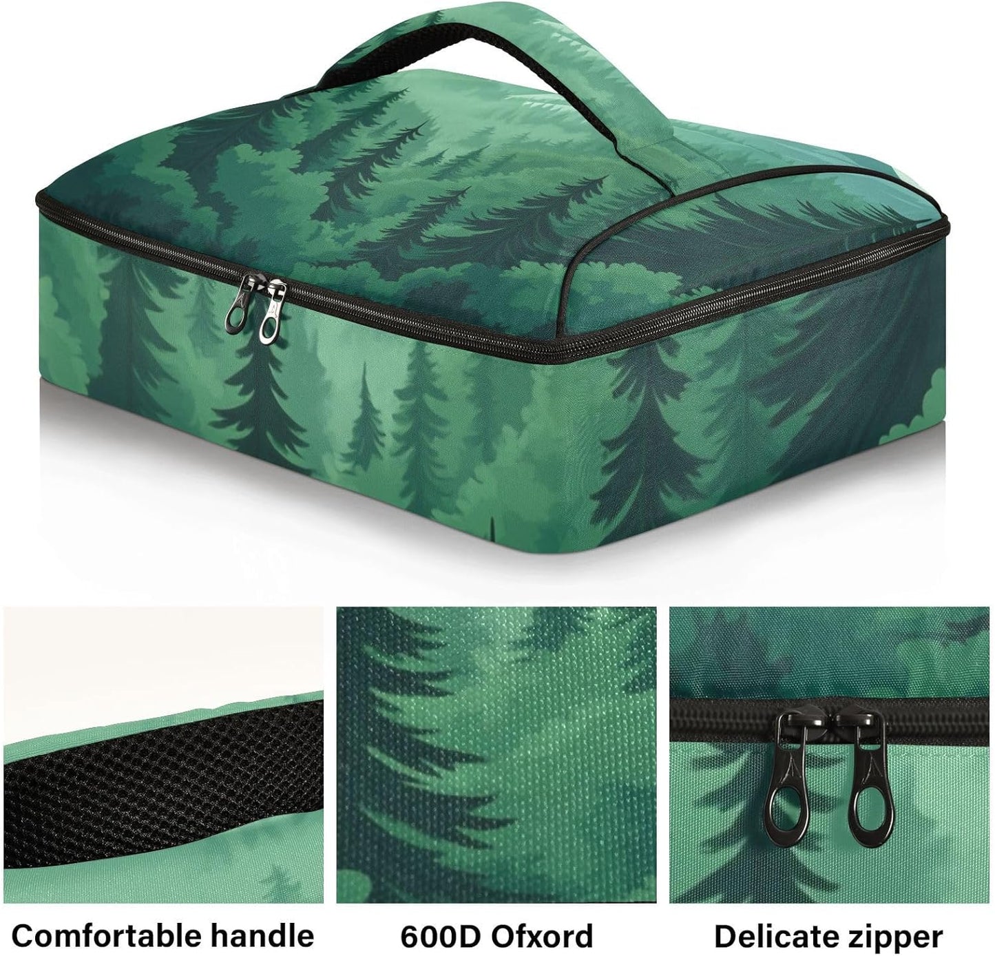 Casserole Carriers for Hot or Cold Food Reusable Casserole Dish Carrier Insulated Thermal Large Capacity Durable Perfect for Party Camping Family Gatherings Yellow Fish