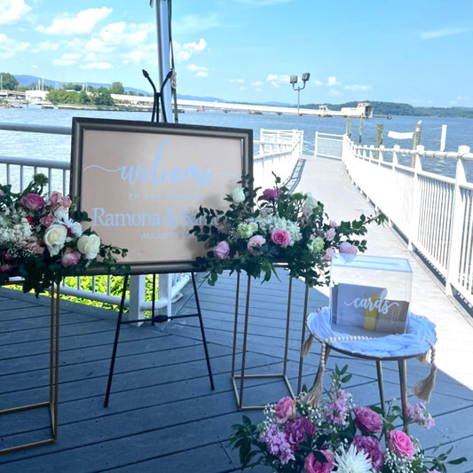 10” Acrylic Card Box - Wedding Card Box for Reception, Birthday, Party, Money Box, Wishing Well, Graduation Party, Elegant Large Clear Card Box-ACB001