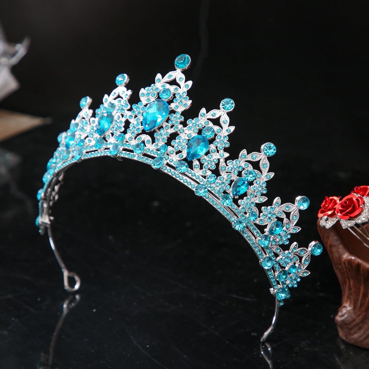Crystal Tiaras and Crowns for Women - Wedding and Birthday Party Princess Crown Hair Accessories For Wedding, Prom, Pageant Celebration Party A3