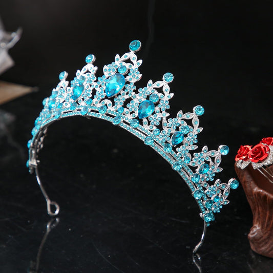 Crystal Tiaras and Crowns for Women - Wedding and Birthday Party Princess Crown Hair Accessories For Wedding, Prom, Pageant Celebration Party A3