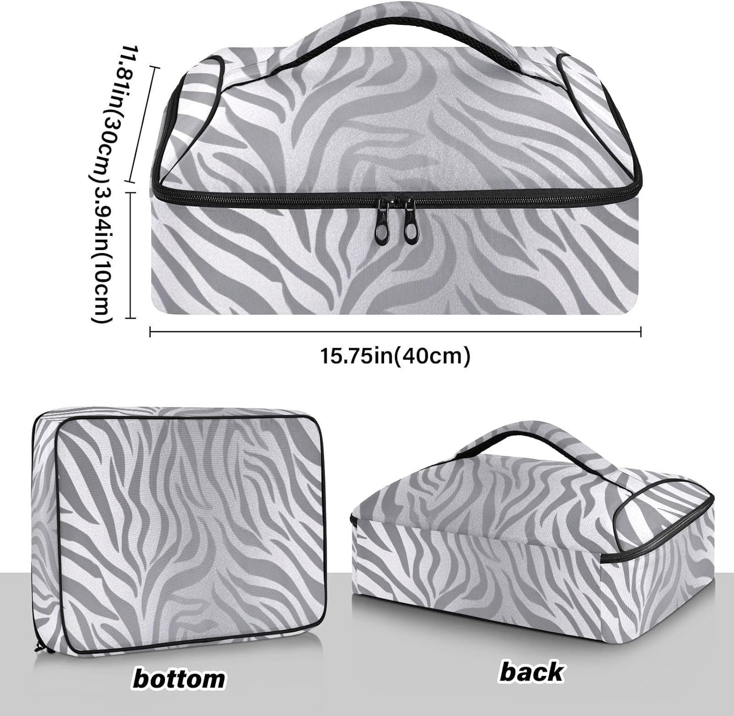 Casserole Carriers for Hot or Cold Food Reusable Casserole Dish Carrier Insulated Thermal Large Capacity Durable Perfect for Party Camping Family Gatherings Yellow Fish