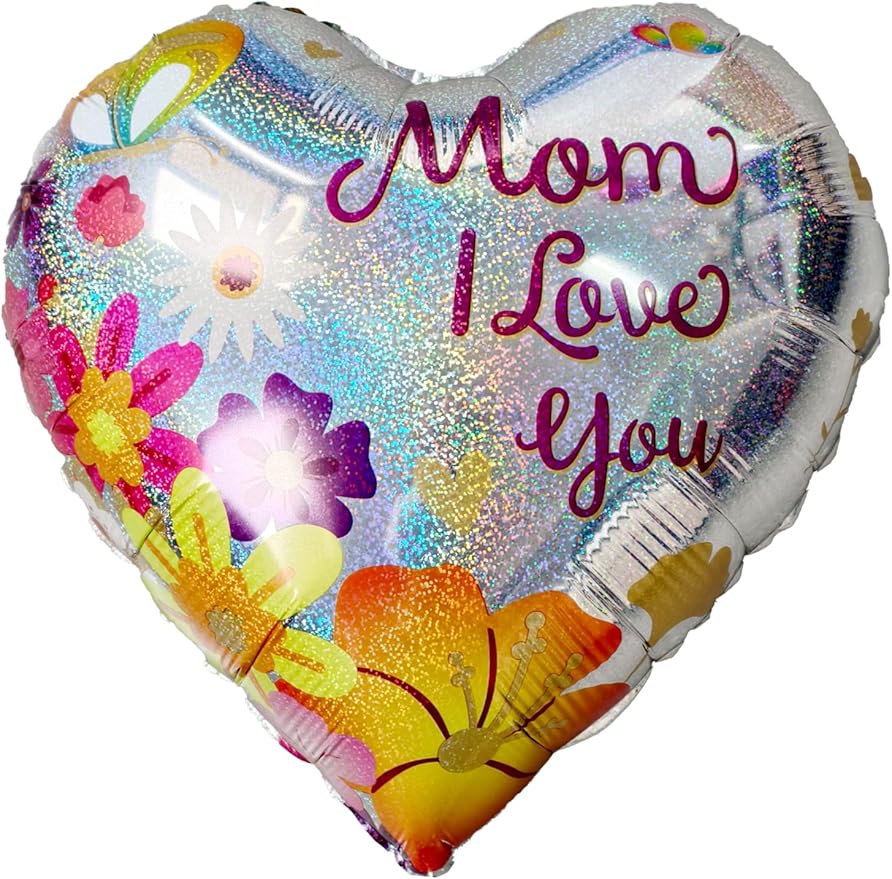 Happy Mother's Day Balloons Party Decorations Pink Flower Basket Heart Flower Pot Apron Gift Box Foil Helium Balloons for Mother's Day Supplies Best Mom Love You Mom Birthday Party Decorations