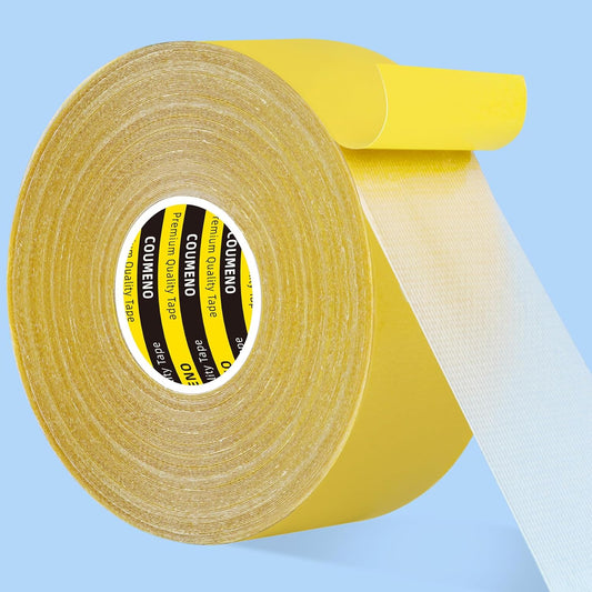 Heavy Duty Double Sided Tape 2inX66FT Strong Adhesive, Easy Tear, Multipurpose Duct Tape for Home, School, DIY Projects, Fixing, Patching, and Bonding
