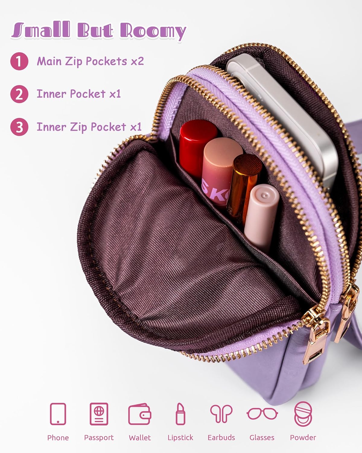 Dance Recital Gifts for Girls, Mini Crossbody Bags with Letter, Cute Gifts for Teen Girls Women, Over The Shoulder Bag, Lightweight Phone Purse for Daily Essentials, Tween Girls Trendy Stuff