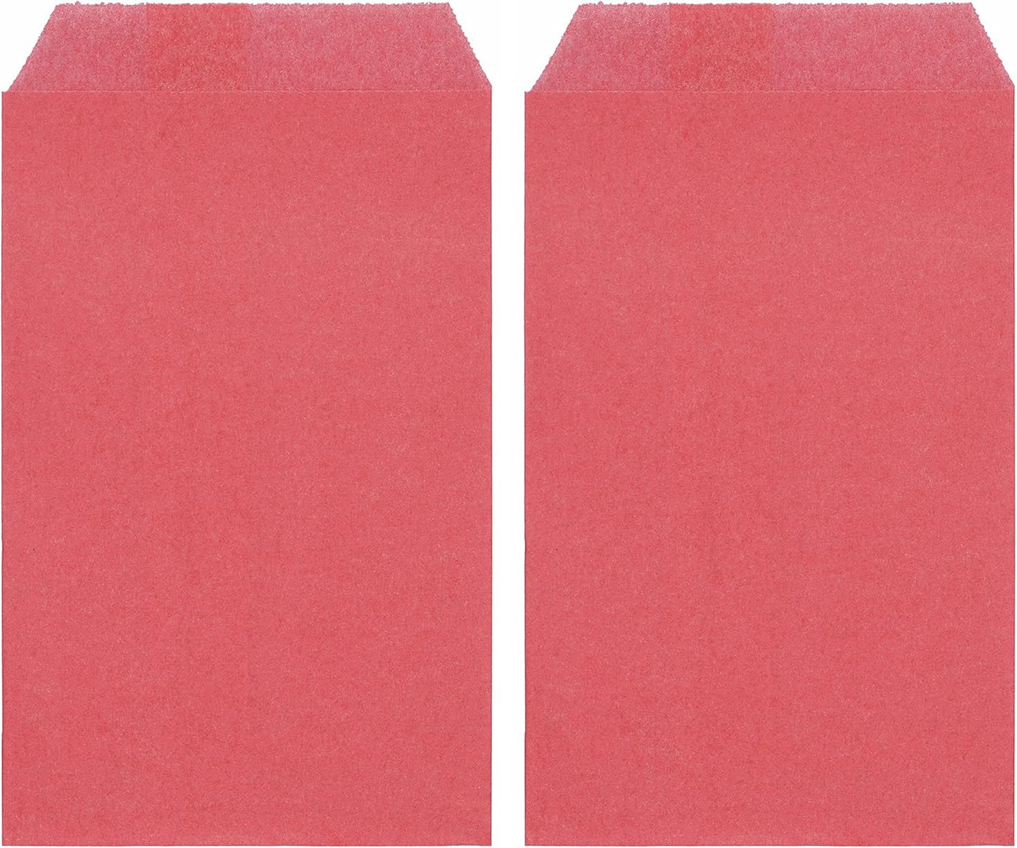 Quotidian Rose Pink Flat Mini Greaseproof Paper Envelope Bags 2 3/4" x 4 1/2" (7 x 11.5cm) Pack of 100 - Small Treat Candy Seeds Journals