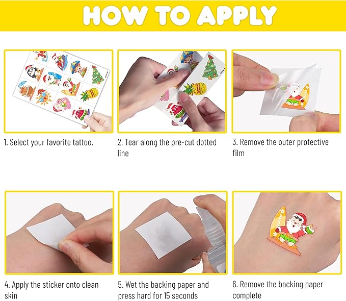 96 PCS Happy July Summer Holiday Pre-Cut Temporary Tattoos for Kids | Super Cute Themed Birthday Party Favors, Supplies, Decorations, Month Fake Tattoo Stickers, School Rewards & Gifts Boys & Girls