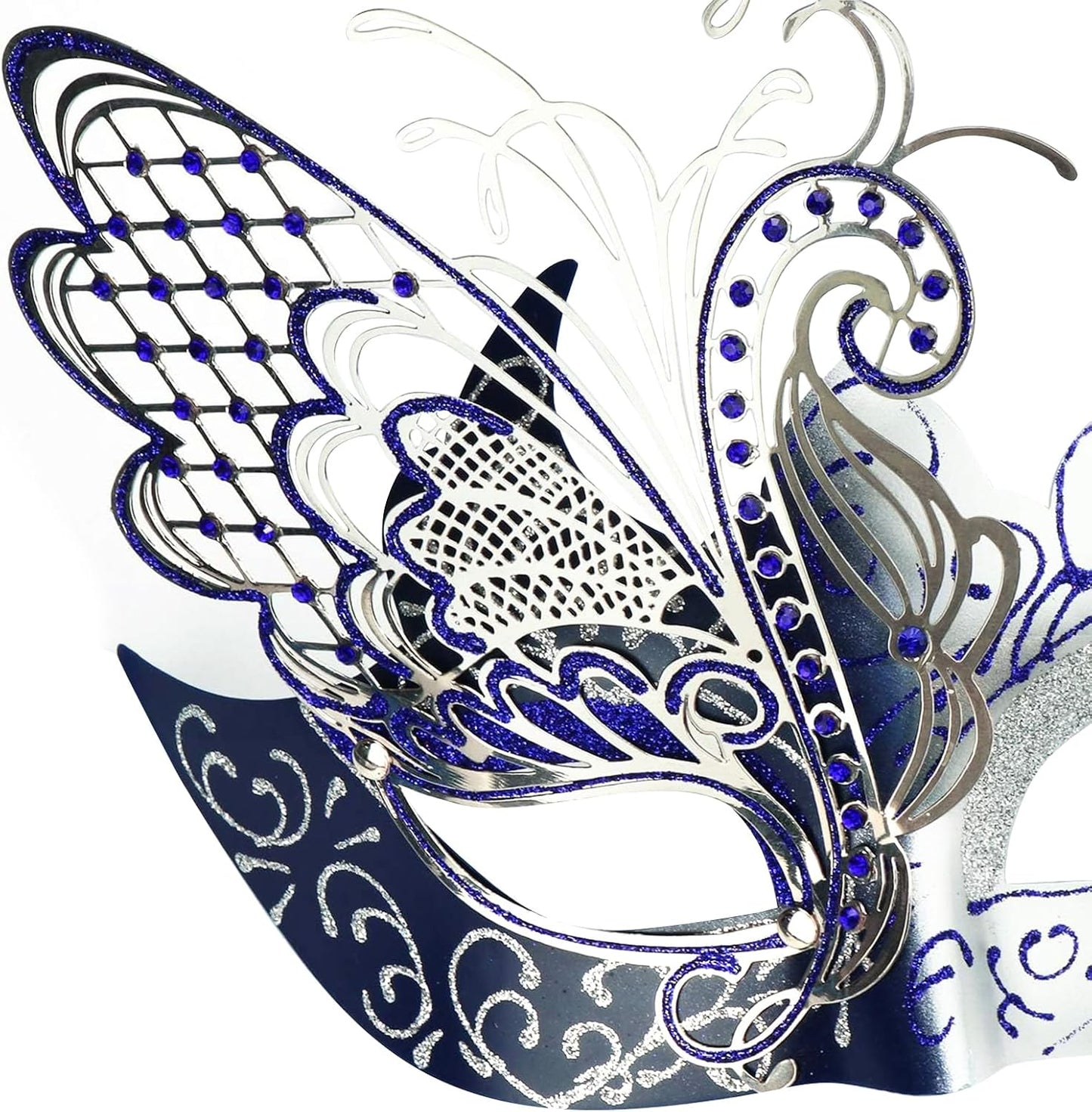Mysterious Venetian Butterfly Lady Masquerade Halloween Party Mask Evening Prom Ball Mask Bar Costumes Accessory