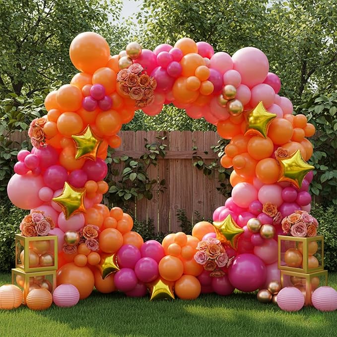 Orange Balloons 100 Pack 12 Inch Matte Orange Latex Balloons for Birthday Baby Shower Halloween Christmas Graduation Wedding Anniversary Engagement Bridal Shower Party Decorations