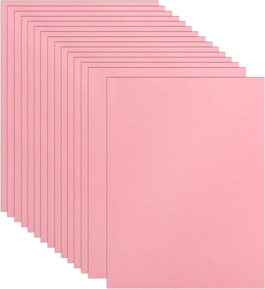 32 Sheets Pink Cardstock 8.5 x 11 Printer Paper, 80lb Premium Paper Card Stock for DIY Cards Making, Scrapbooking, Invitations, Thank You Cards, Anniversary