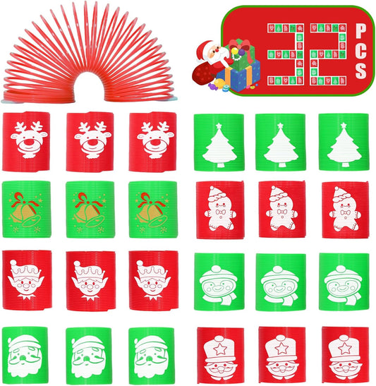 Cocurb 32 Pcs Chrstmas Mini Spring Party Favors for Kids 4 to 8 Fun Goodie Bag Stuffers for All, Christmas Day, Classroom Prizes, and Small Toys Presents,Stress Relief Bulk Fidget Toys
