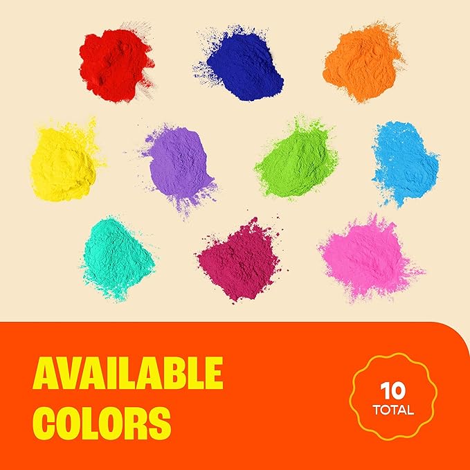 Chameleon Colors Color Blasters, Gender Reveal Fire Extinguisher, Gender Reveal Smoke Bombs, Powder Cannon, Smoke Blaster, War and Holi Color Blaster, 2 Orange Blasters